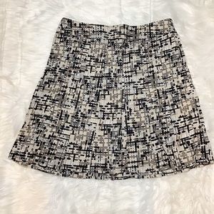Ann Taylor Women’s Plaid-like all Brown Shades A-line Mini Skirt